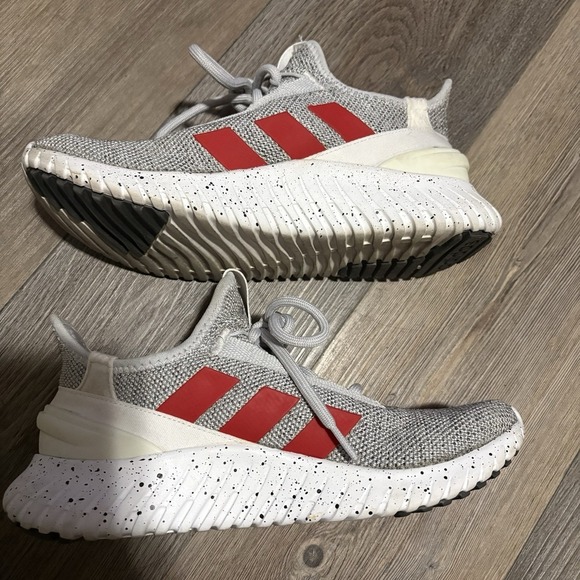 Adidas Kaptir 2.0 Running Shoe Mens Sneaker Sz 7 Grey Vivid Red main image 5